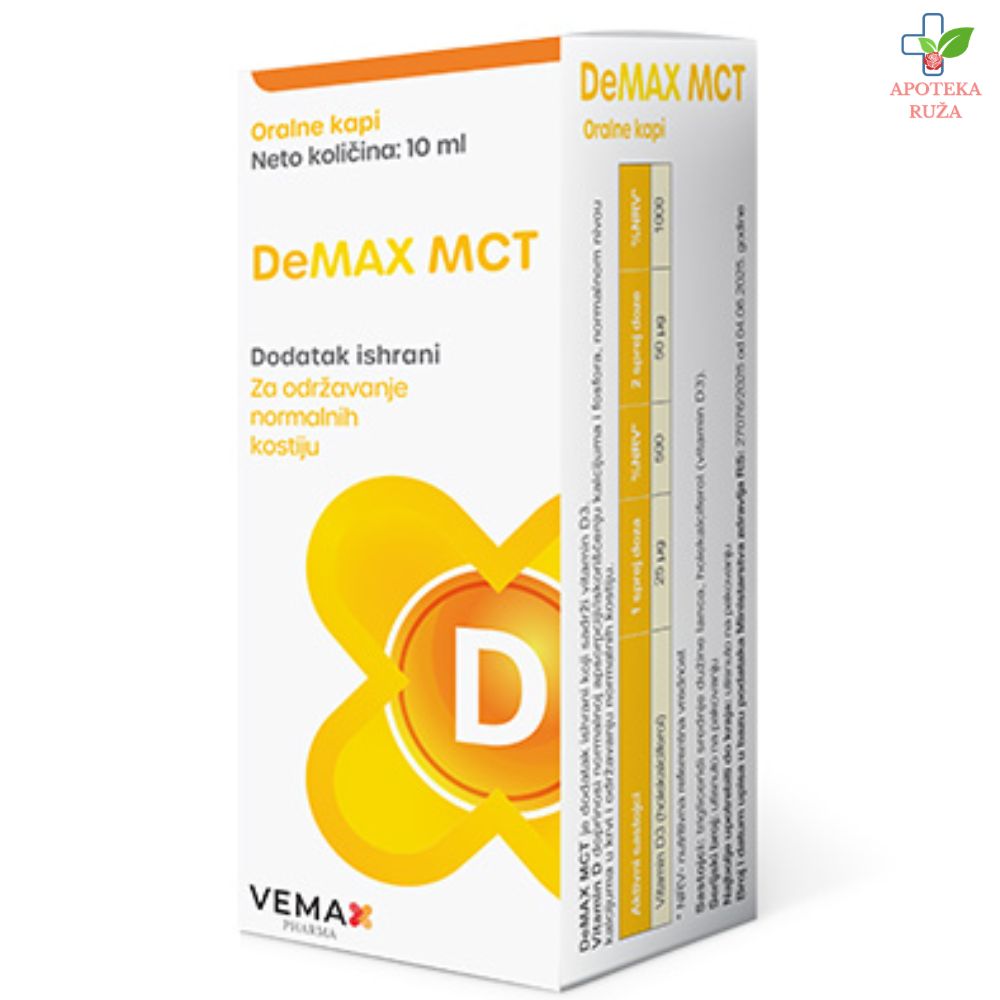 Demax MCT (Vitamin D) 1000IU kapi 10ml