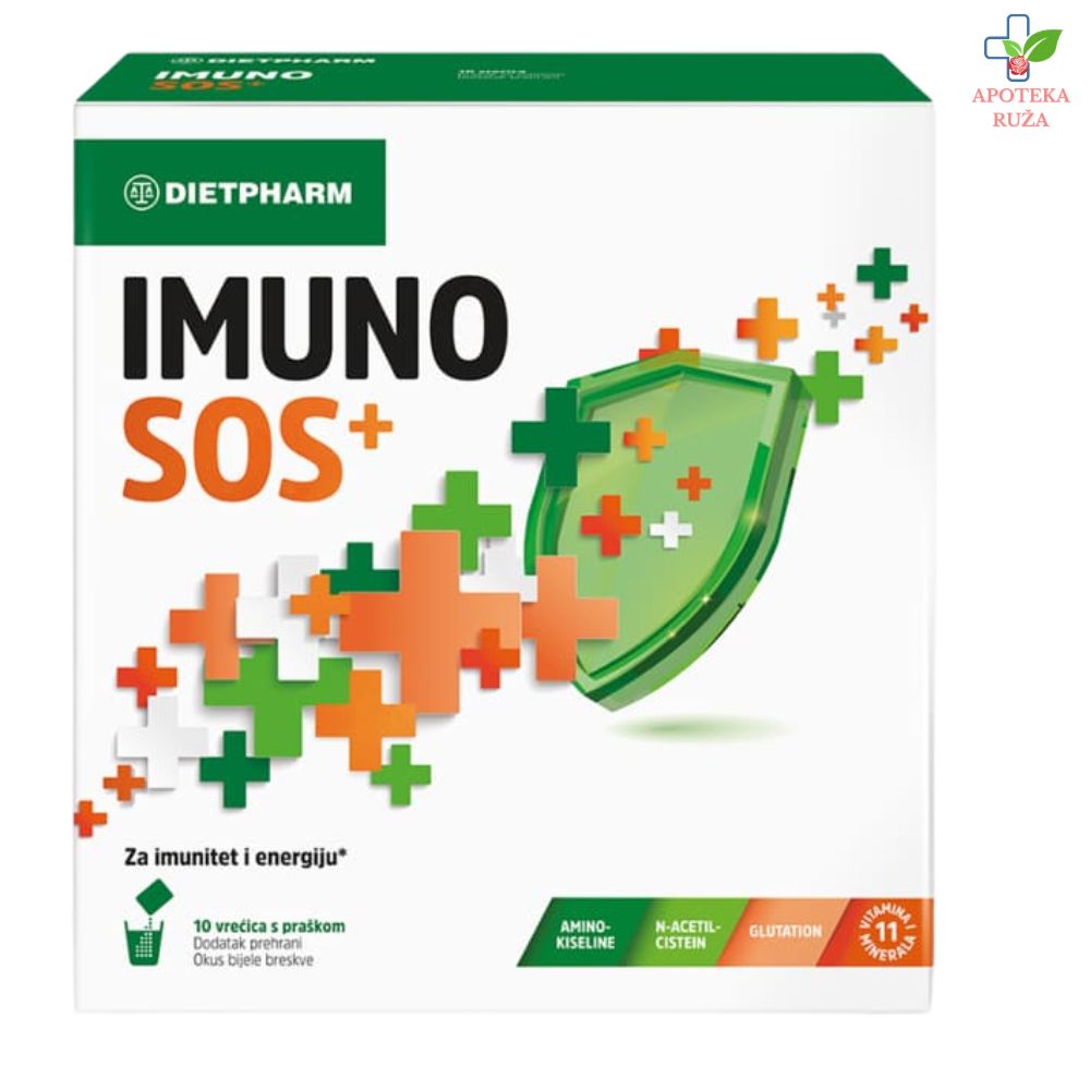 Dietpharm Imuno SOS prašak za imunitet 10 kesica