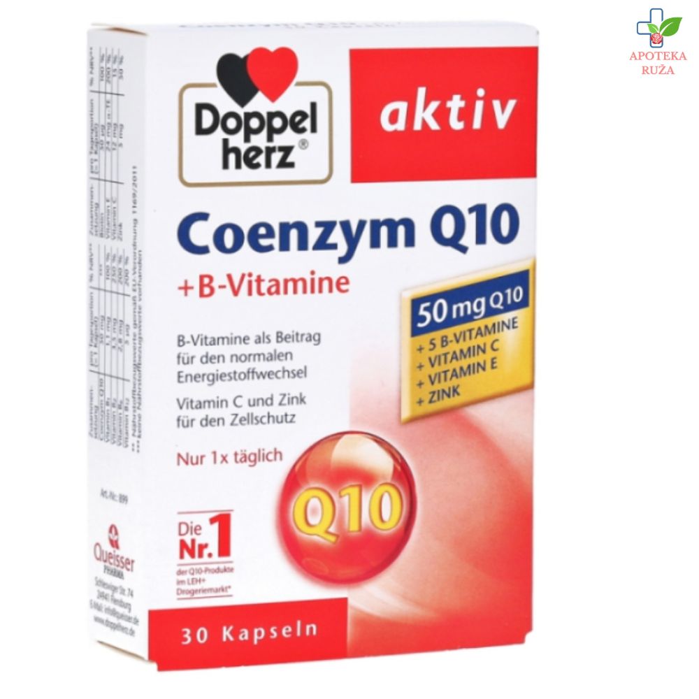 Doppelherz Aktiv Coenzym Q10+B-Vit  30 kapsula