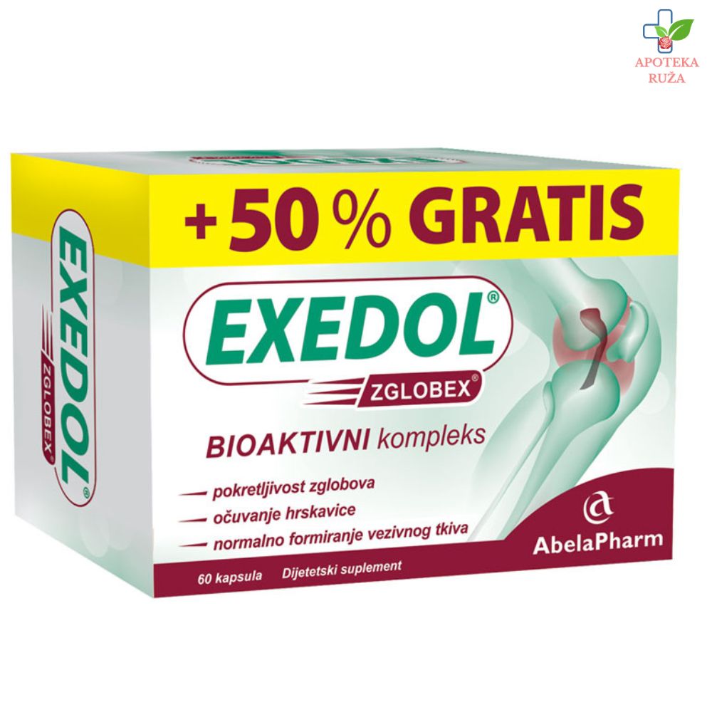 Exedol za zdrave i jake kosti 60 kapsula