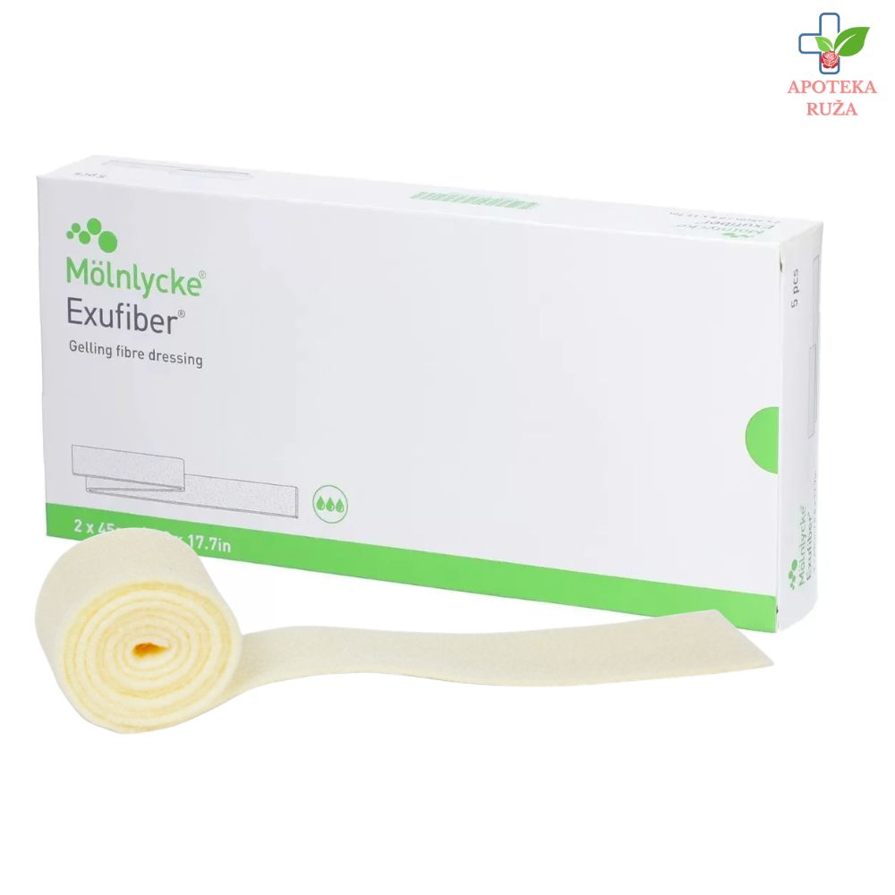 Exufiber Ag obloga za rane 2cm x 45cm 1 komad
