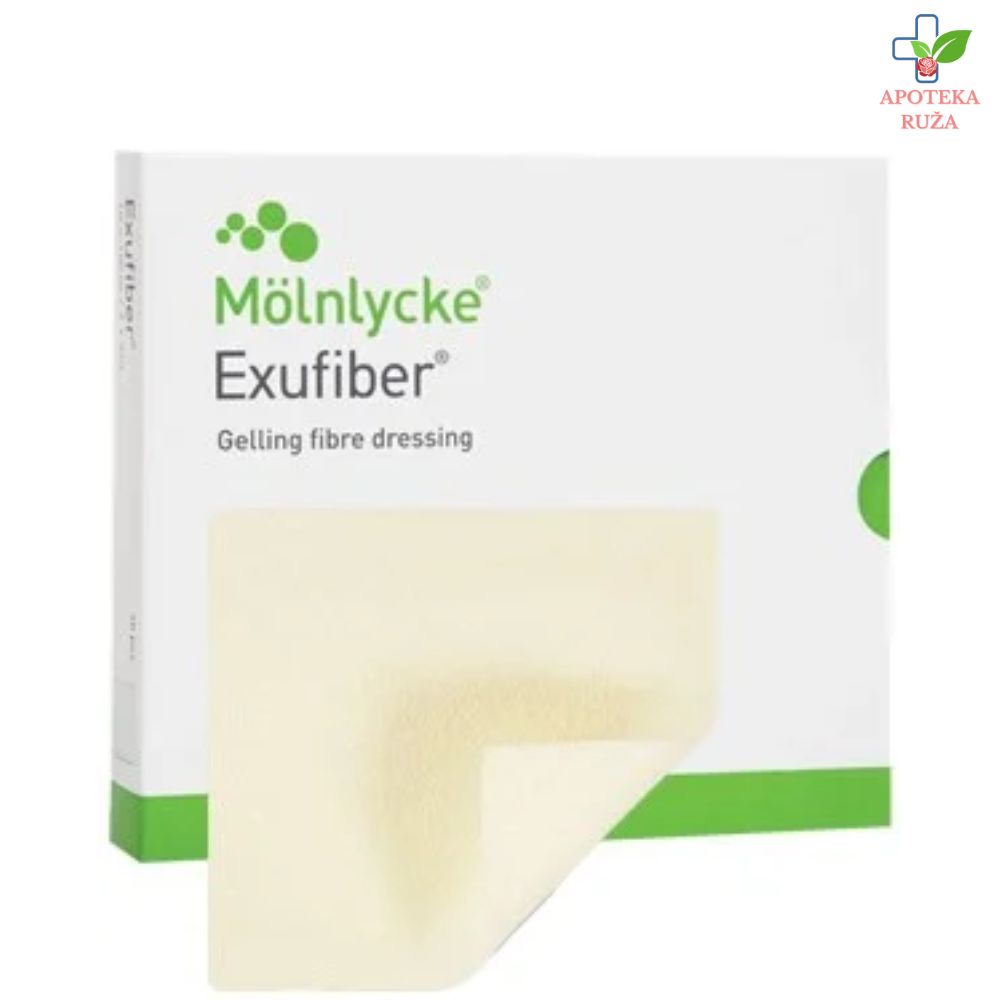 Exufiber obloga za rane 10cm x 10cm 1 komad