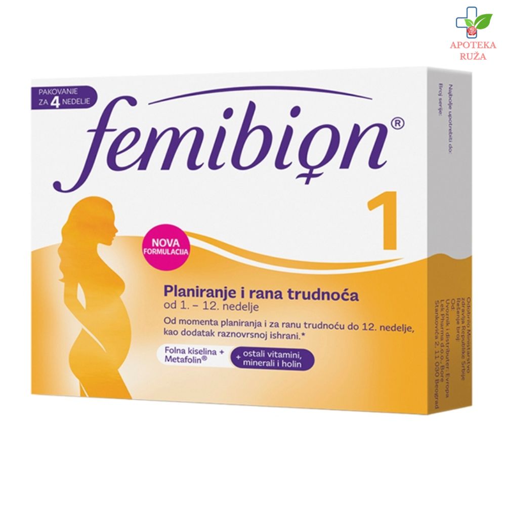 Femibion 1 28 tableta