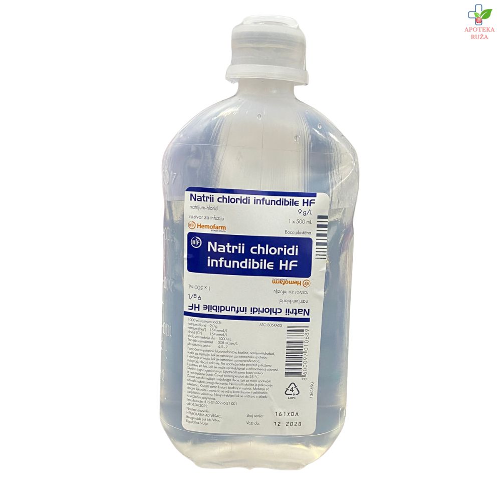 Fiziološki rastvor 0,9% NaCl 500ml