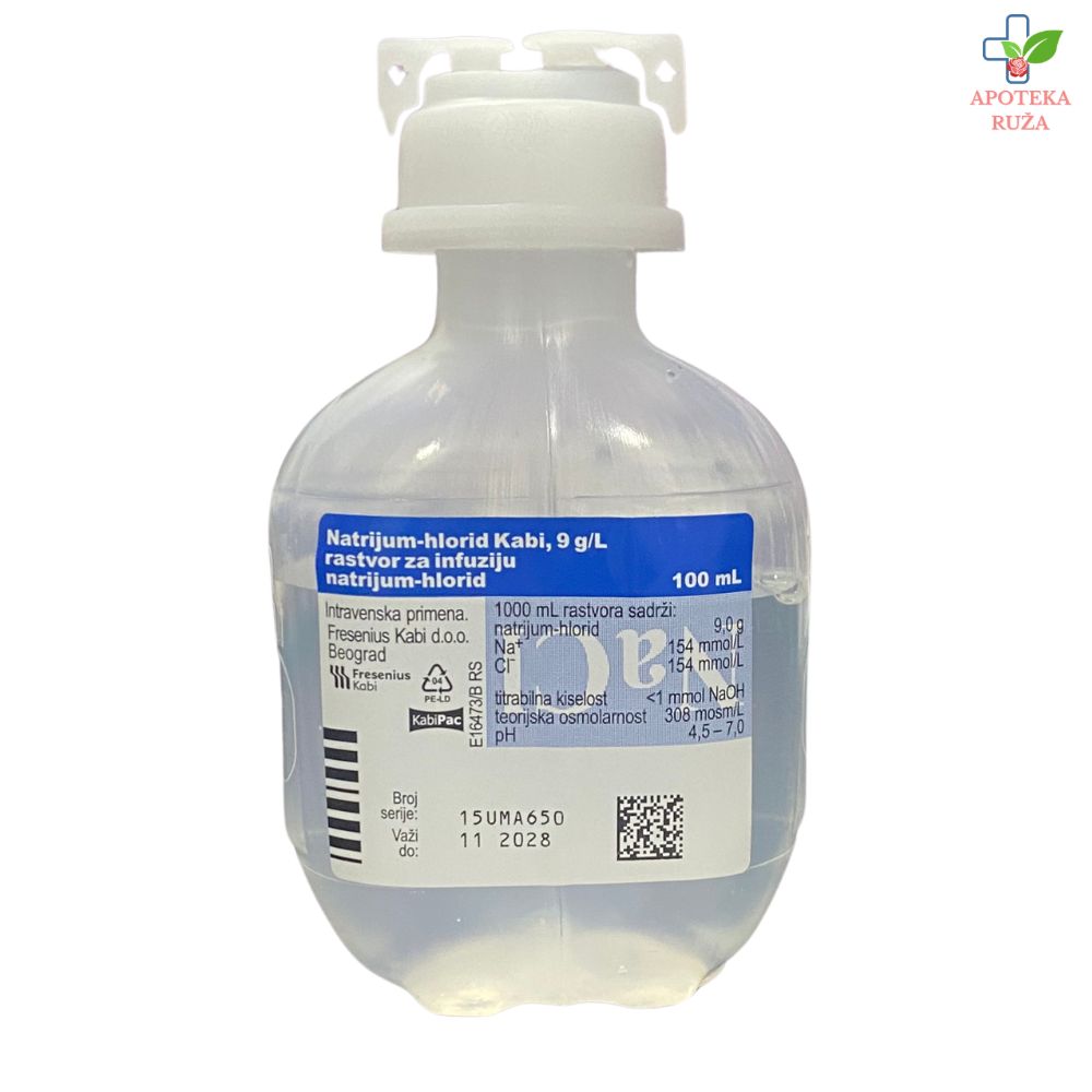 Fiziološki rastvor 0,9% NaCl 100ml