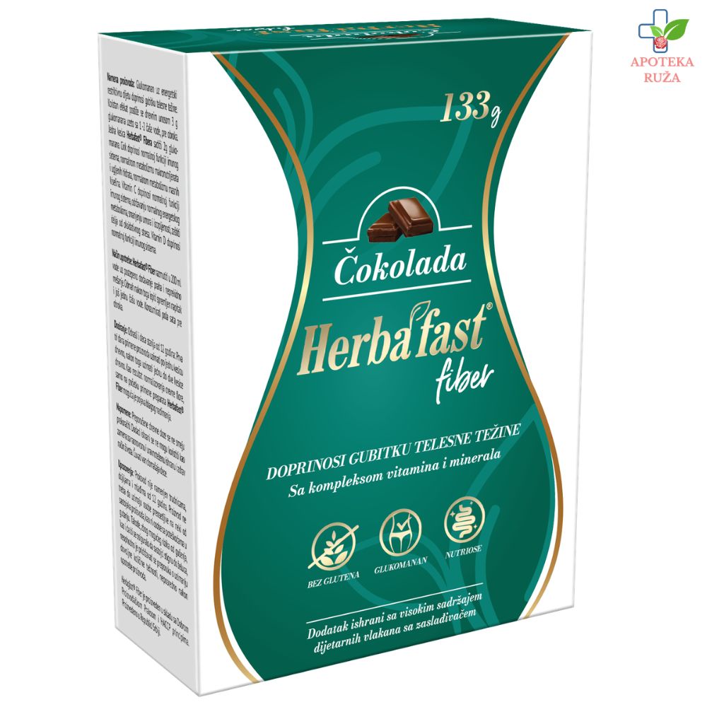 Herbafast Fiber – čokolada za mršavljenje 10 kesica