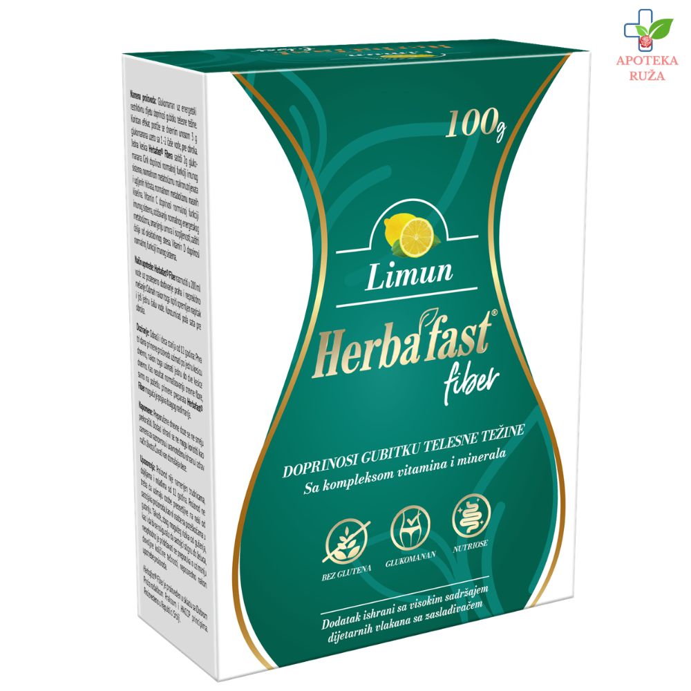 Herbafast Fiber – limun za mršavljenje 10 kesica