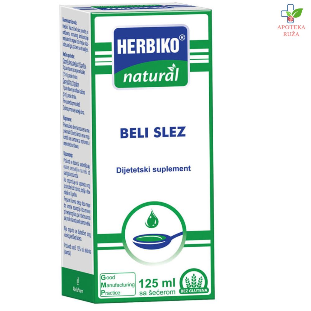 Herbiko sirup beli slez protiv suvog kašlja 125 ml