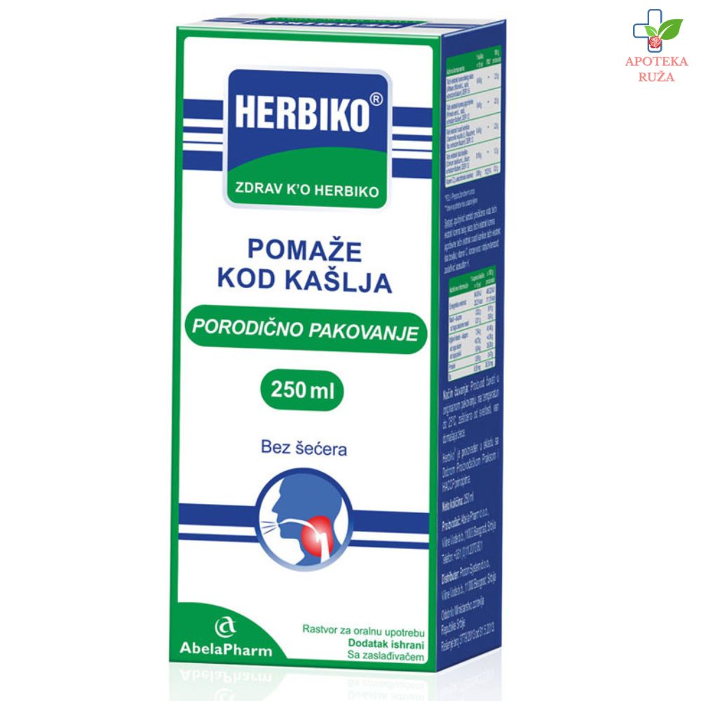 Herbiko sirup za odrasle 250 ml