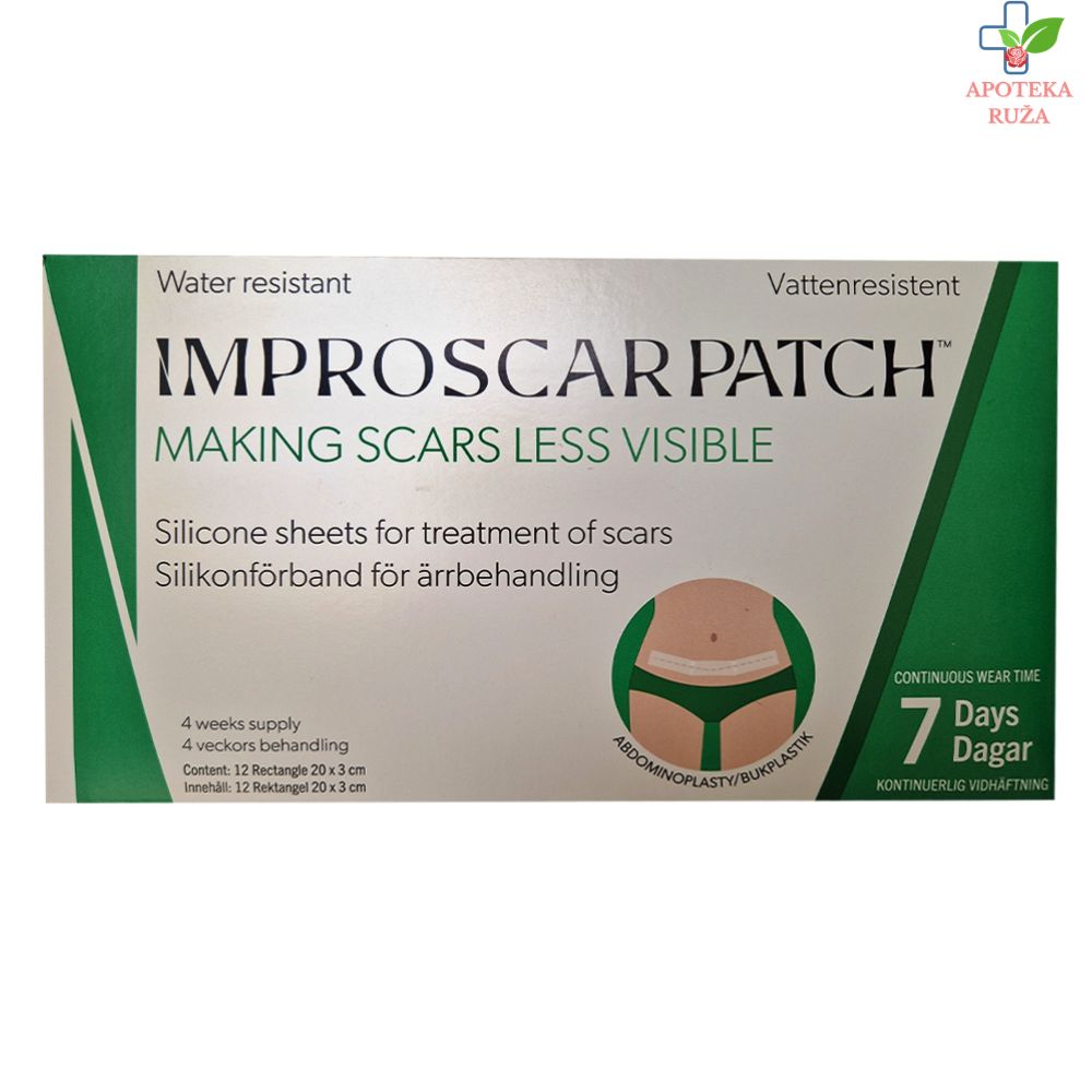 Improscar flasteri protiv ožiljaka Abdominoplasty 3x20cm 12 komada