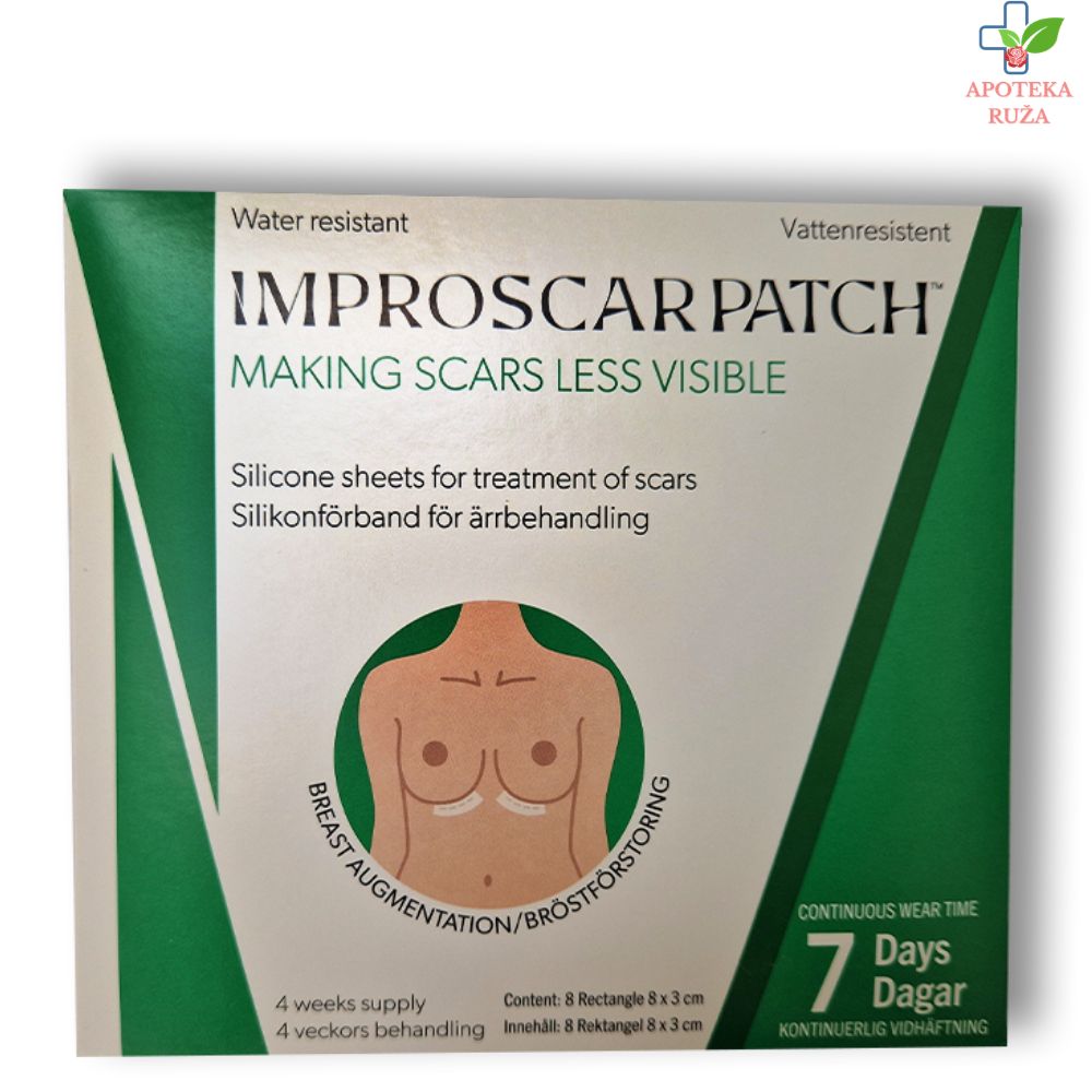 Improscar flasteri protiv ožiljaka Breast Augmentation nakon povećanja grudi 3x8cm 8 komada