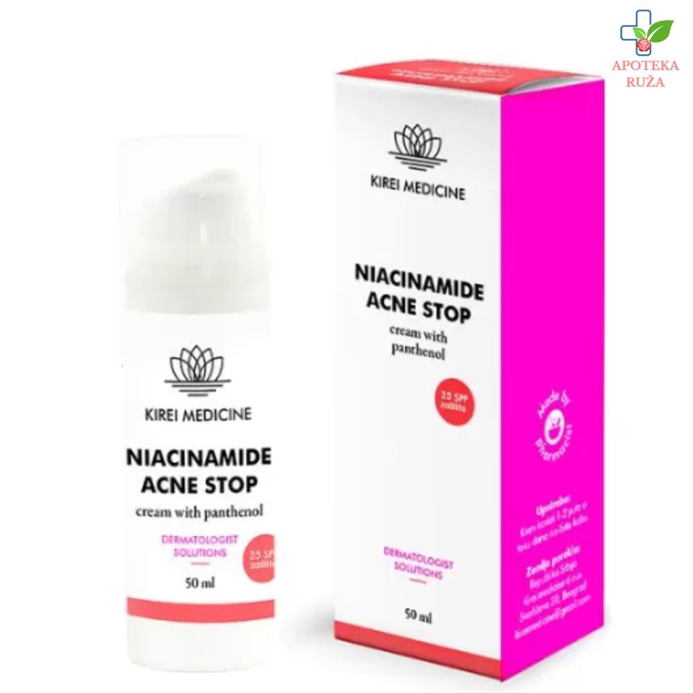 KIREI Niacinamide 4% + Pantenol cream (Acne Stop) 50ml