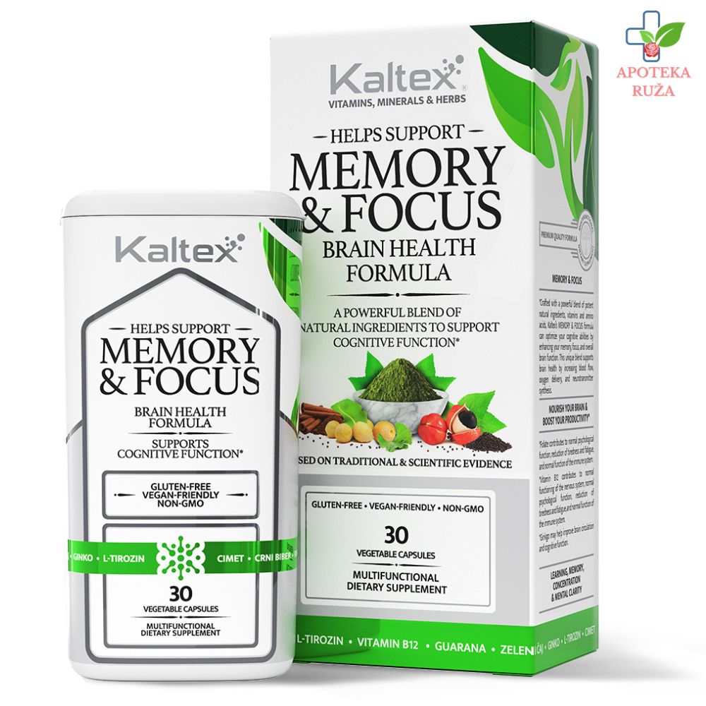 Kaltex Memory & Focus 30 kapsula