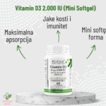 Kaltex Vitamin D3 2000IU u maslinovom ulju 60 minisoftgels