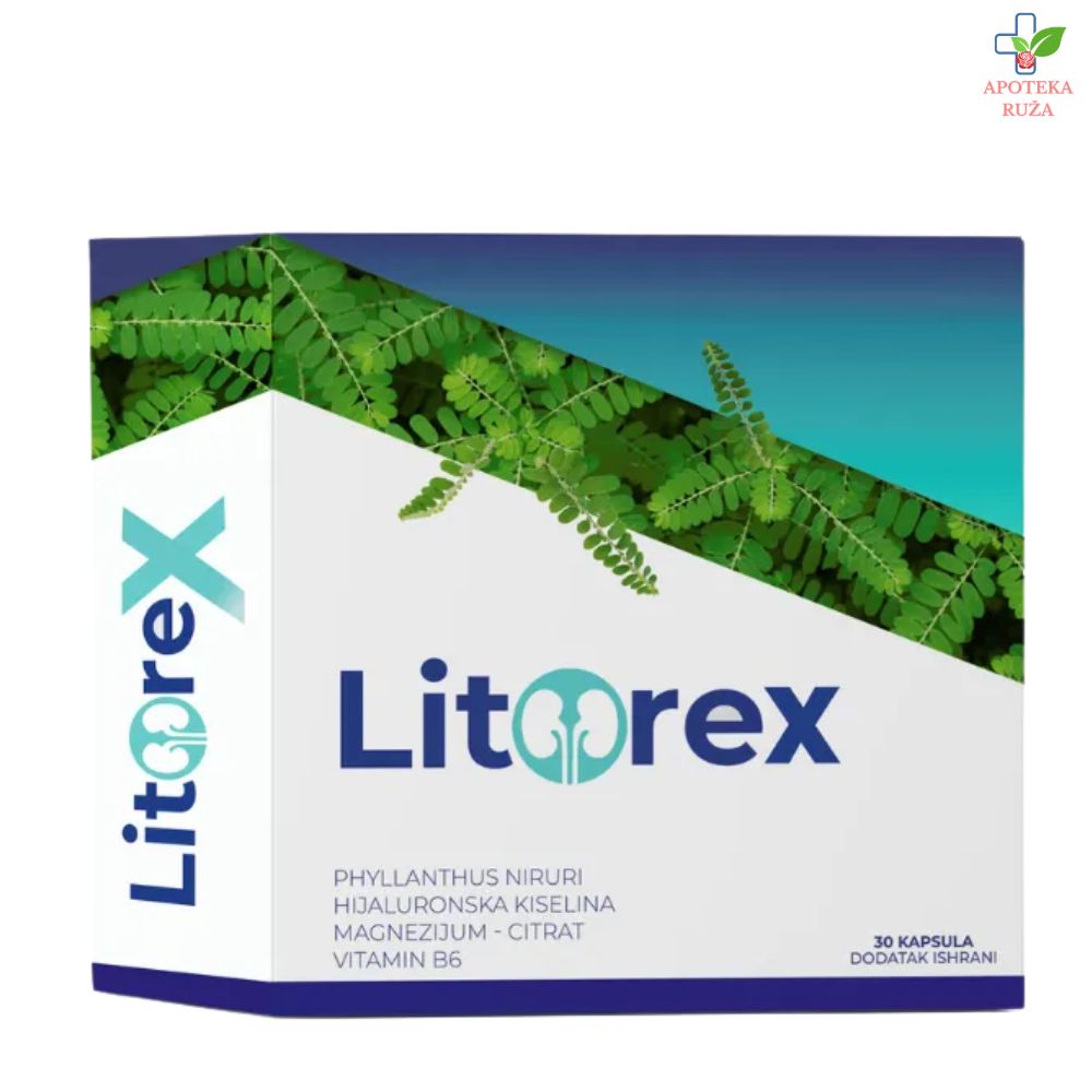 Litorex protiv kamena i peska u mokraćnim putevima 30 kapsula