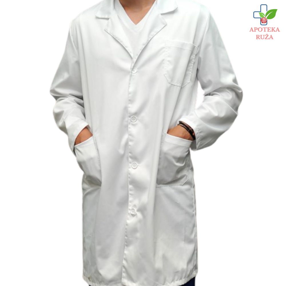 Mantil laboratorijski muški dug rukav veličina (XL) 42