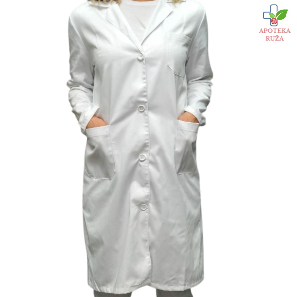 Mantil laboratorijski ženski dug rukav veličina (XXXXL) 48