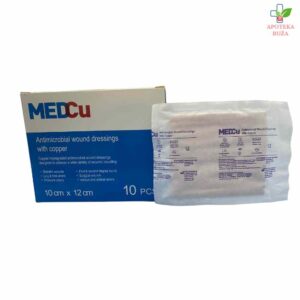MedCu dvoslojna gaza sa bakrom 10cmx12cm 1 komad