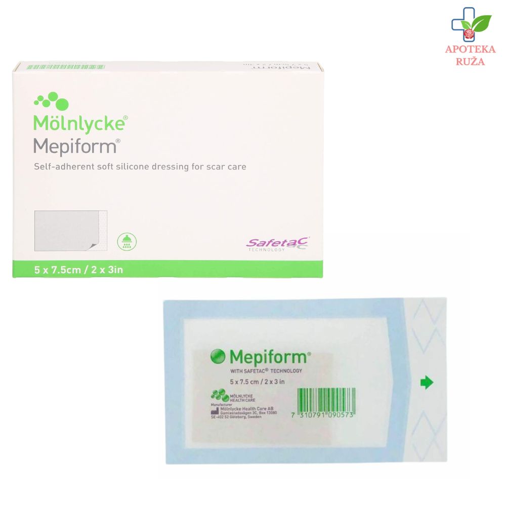 Mepiform flaster protiv ožiljaka 5cm x 7,5cm 1 komad