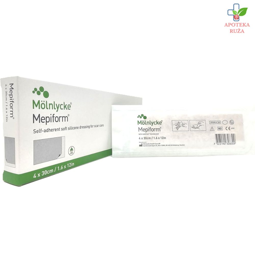 Mepiform flaster protiv ožiljaka (pogodan za ožiljak od carskog reza) 4cm x 30cm 1 komad