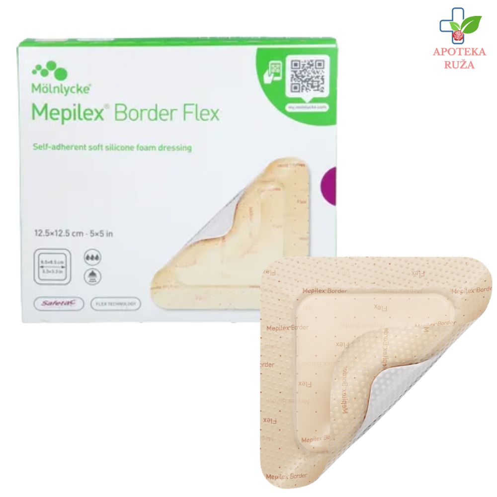 Mepilex Border Flex obloga za rane 12,5cm x 12,5cm 1 komad