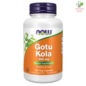 NOW Gotu Kola za bolje pamćenje i koncentraciju 450 mg 100 kapsula
