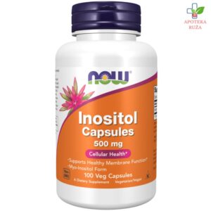 NOW Inositol protiv insulinske rezistencije 500 mg 100 kapsula