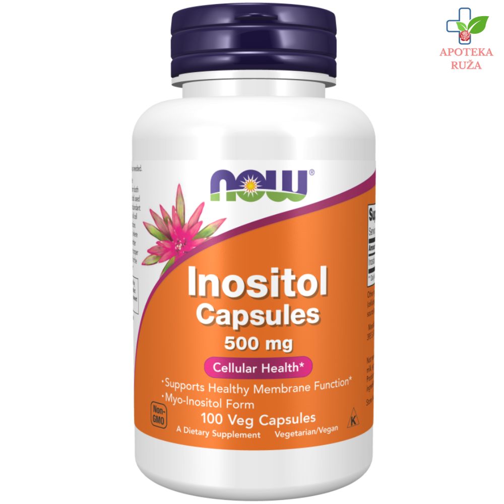 NOW Inositol protiv insulinske rezistencije 500 mg 100 kapsula