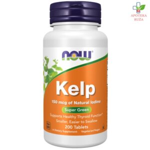 NOW Kelp za zdravu funkciju štitne žlezde 150mcg 200 tableta