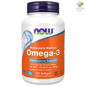 NOW Omega-3 1000mg 100 softgel kapsula