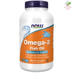 NOW Omega-3 1000mg 200 softgel kapsula