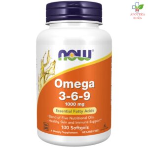 NOW Omega 3-6-9 1000mg 100 softgel kapsula