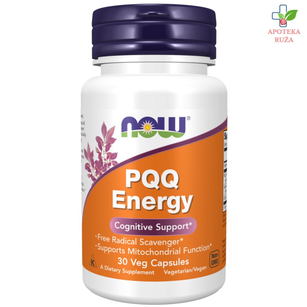 NOW PQQ za energiju i bolju kognitivnu funkciju 30 kapsula