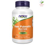 NOW Saw Palmetto Berries (Testerasta palma za zdravu prostatu) 550mg 100 kapsula