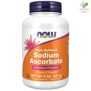 NOW Sodium Ascorbate (Vitamin C) prah 227gr