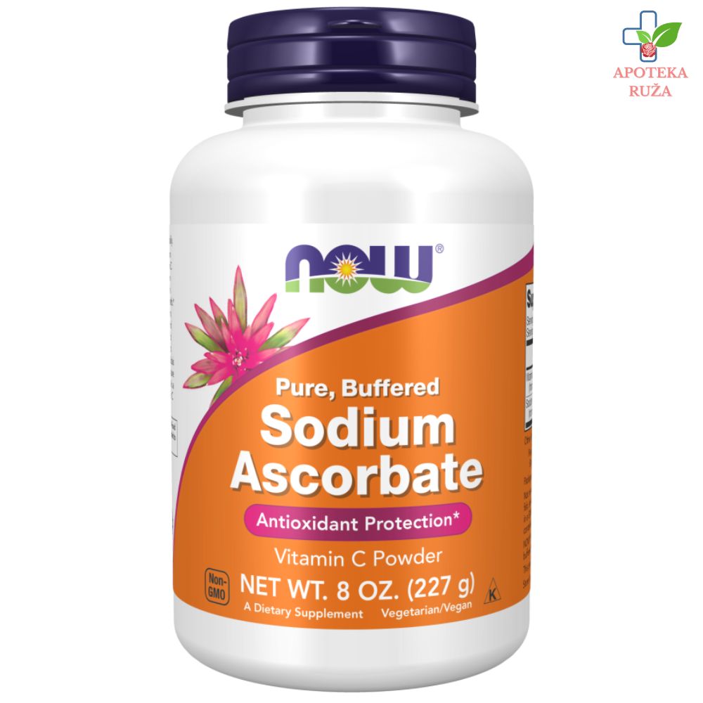 NOW Sodium Ascorbate (Vitamin C) prah 227gr