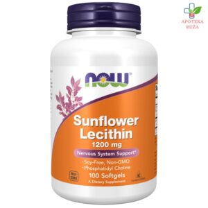 NOW Sunflower Lecithin 1200 mg 100 softgel kapsula