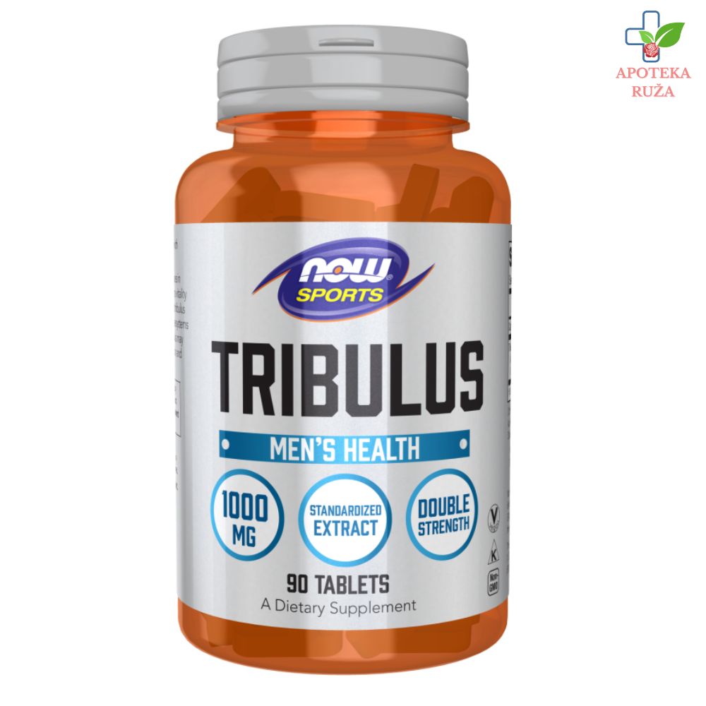 NOW Tribulus za povećanje testosterona i libida 1000mg 90 tableta