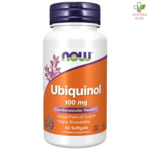 NOW Ubiquinol 100mg 60 softgel kapsula