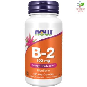 NOW Vitamin B2 100mg 100 kapsula