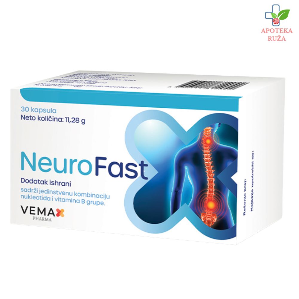 Neurofast za brz oporavak nerava i protiv neuropatskog bola 30 kapsula