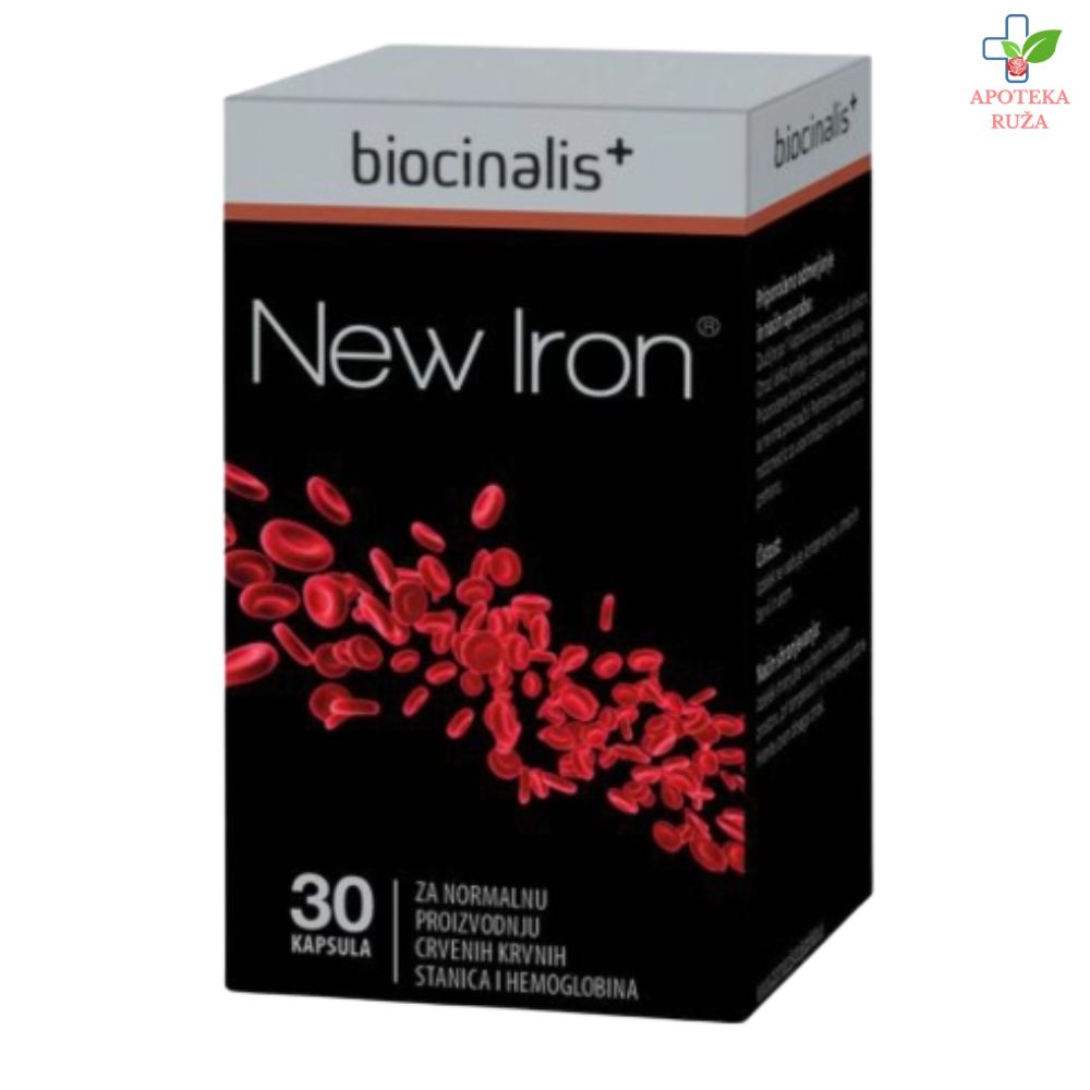 New Iron (gvožđe bisglicinat 18mg) 30 kapsula