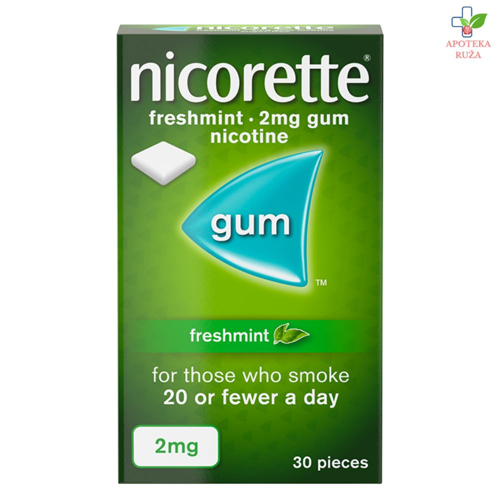 Nicorette Gum Freshmint protiv pušenja 30x2mg