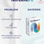 Nutribiotic Fit probiotik protiv insulinske rezistencije 30 kapsula