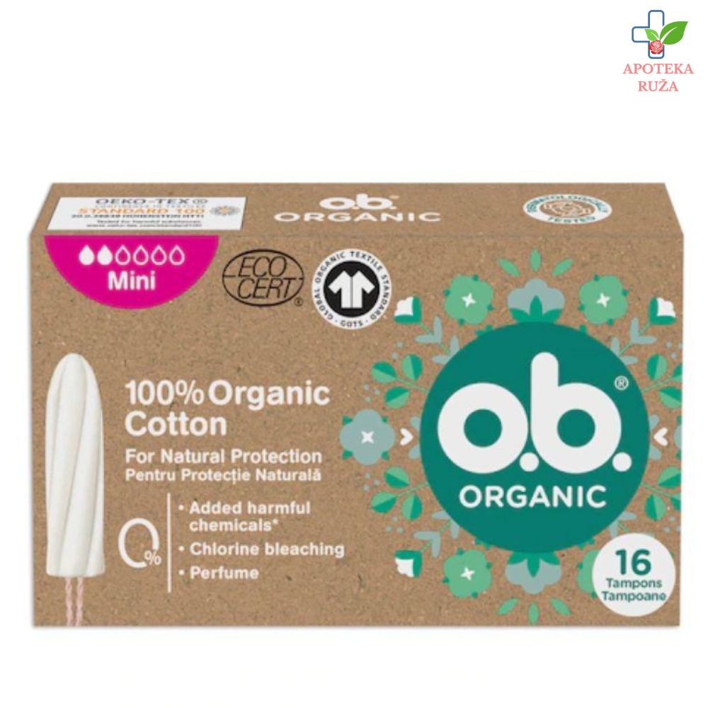 OB Organic tamponi Mini 16 komada