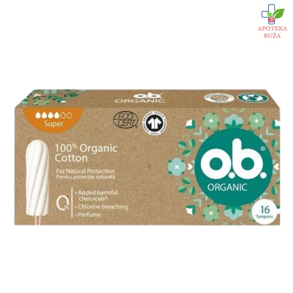 OB Organic tamponi Super 16 komada