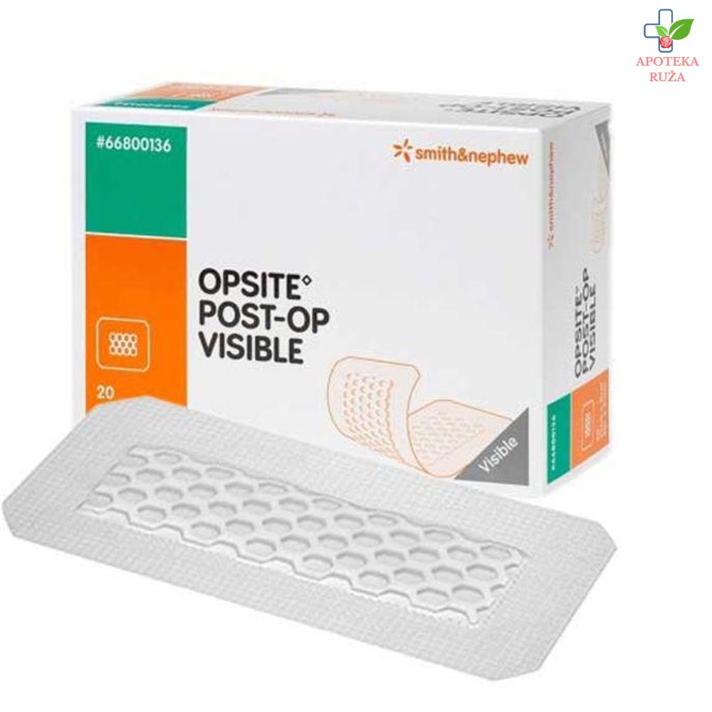 Opsite Post Op obloga za rane sa prozirnim upijajućim jastučićem 15cm x 10cm 1 komad