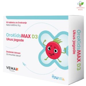 OroKidsmax D3 10 tableta za žvakanje