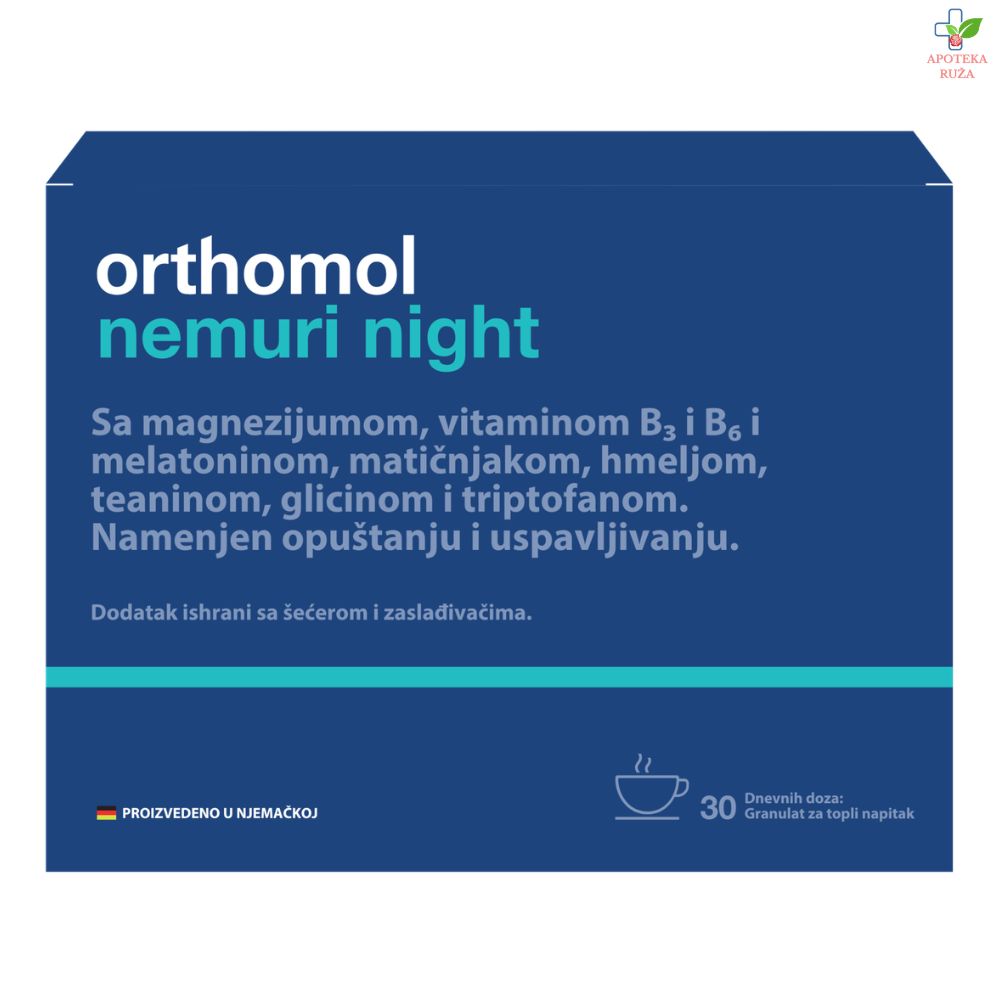 Orthomol Nemuri Night 30 kesica za topli napitak