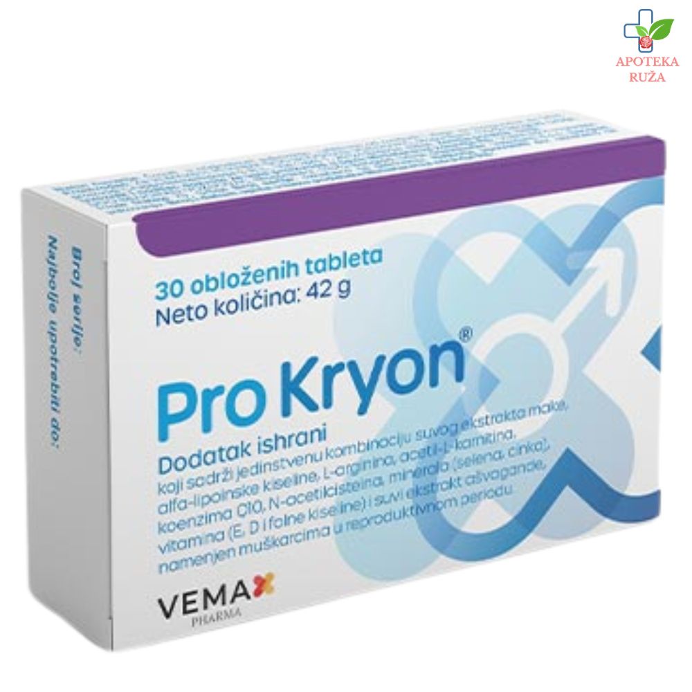 Pro Kryon za bolju mušku plodnost 30 tableta